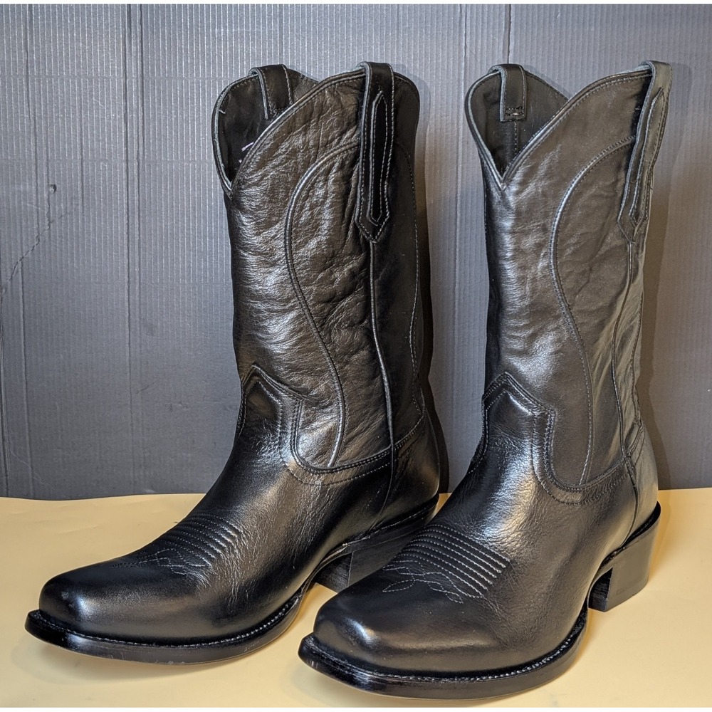 Cody James Black 1978 Men's Mason Bovine Leather Handcrafted Size 9.5